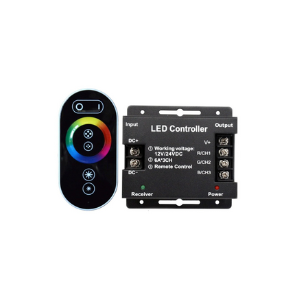 Kontroller RGB 12V-24V 18A me telekomandë Touch