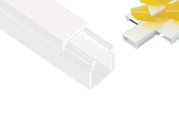Kanal Plastike 12x12mm me ngjitës 2M