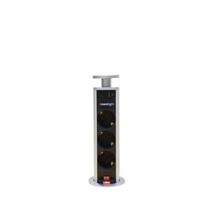 Prizë Tavoline 3 X 220V  | Grey |