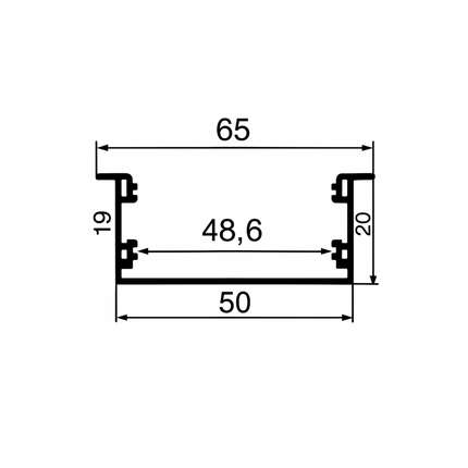 Profil Alumini XT-443 3M