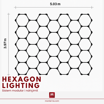 Set Hexagon 5.03 x 3.97 m|SET32M|