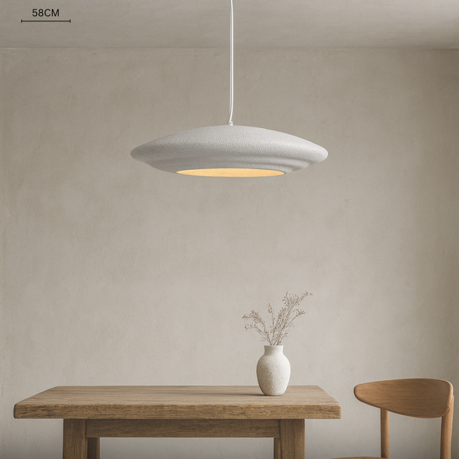 Ndriçues i varur me teksture  betoni  | Wabi-Sabi 580mm |