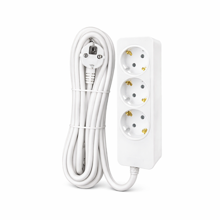 Kabllo Vazhduese 3m me 3 Vrima | 3×1.5 mm² | Seldur | Made in Turkey