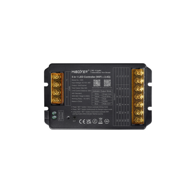 HW5 5 in 1 LED Controller (WiFi+2.4G) Output Max 30A