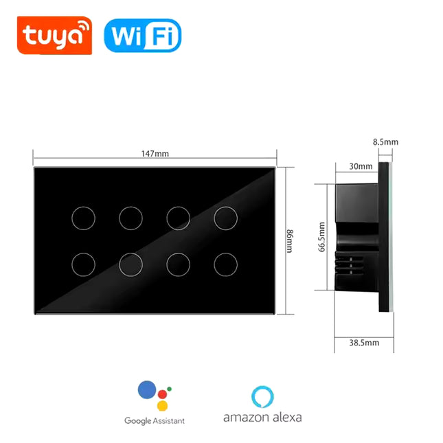 NDËRPRERËS TOUCH -SMART WIFI VIII – BK