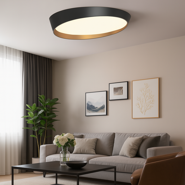 Ndriçues LED Asimetrik 50cm | BM8020-BK+GD |