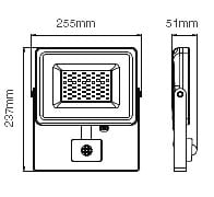 Reflektor 30W me senzor | V-TAC