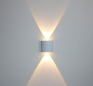 Ndriçues Muri LED 2 × 1W | IP65 | 3CCT |