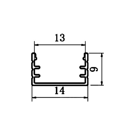 Profil Alumini XT-298 3M
