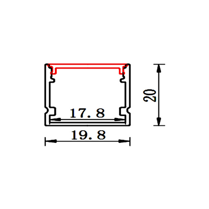 Profil Alumini XT-336 3M