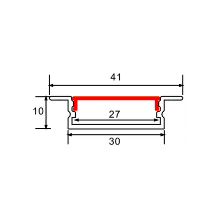 Profil Alumini XT-447 3M