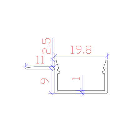 Profil Alumini XT-765 3M